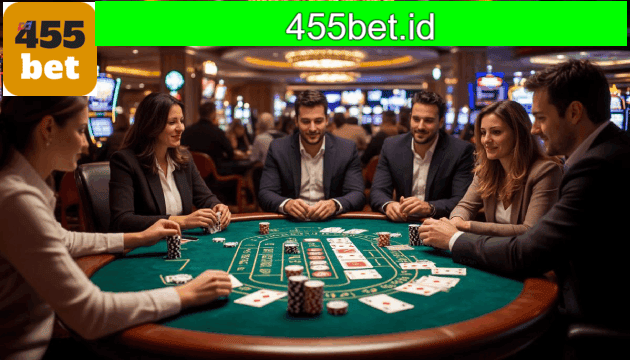 Tela inicial do app 455bet com catálogo de jogos e eventos